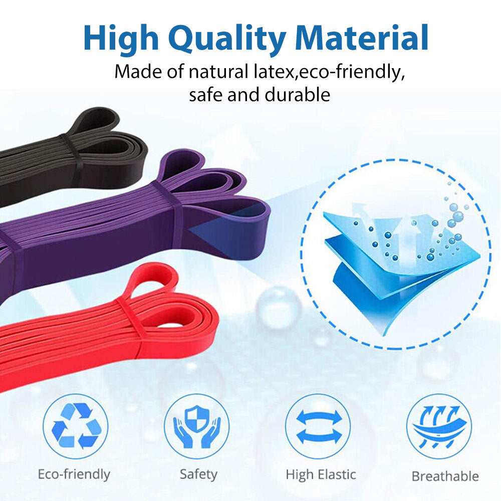 Everyday Mobility 5x Resistance Band Set with all five colour-coded bands and carry bag